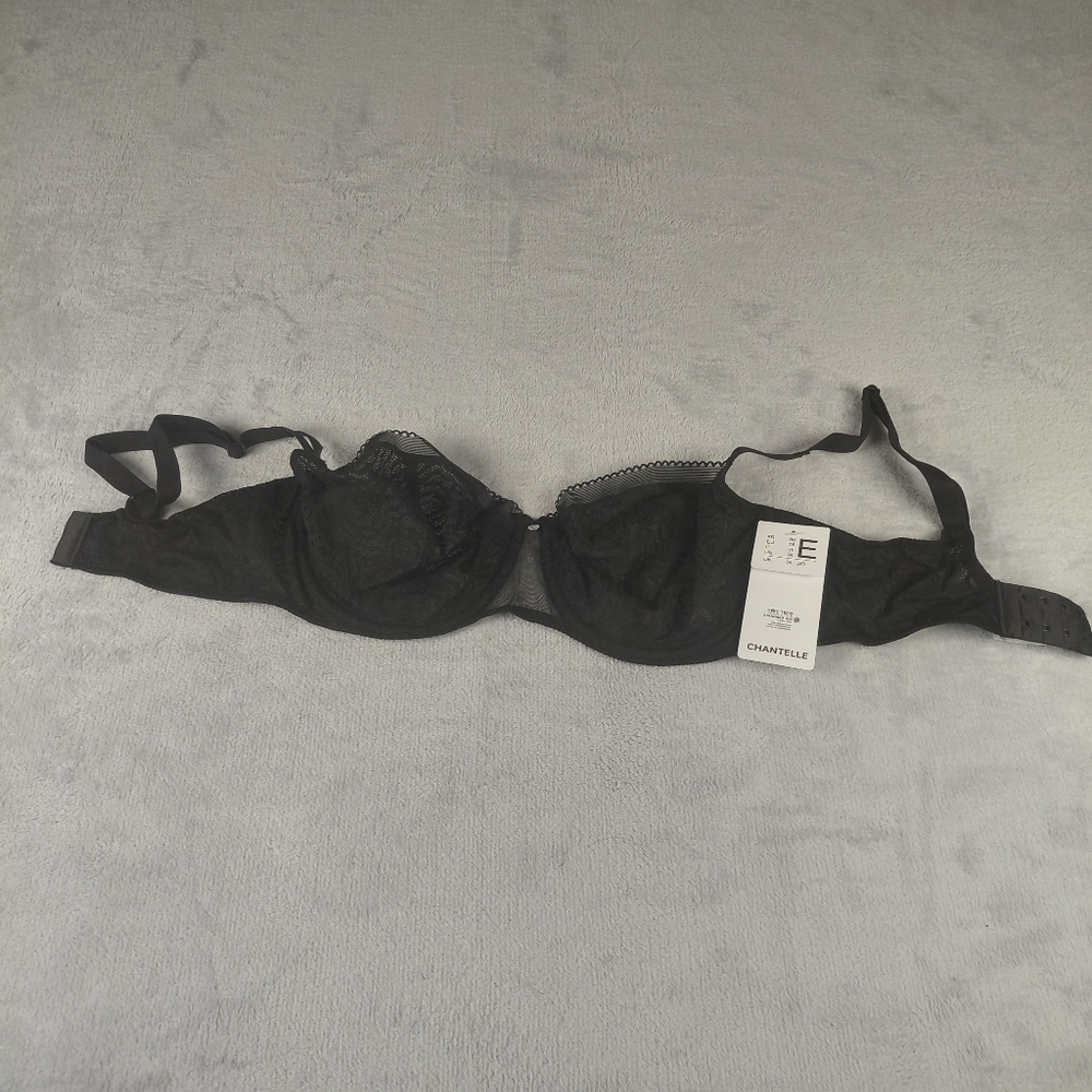 Chantelle C Jolie Demi Bra, 34 DD, Black - Picture 2 of 13